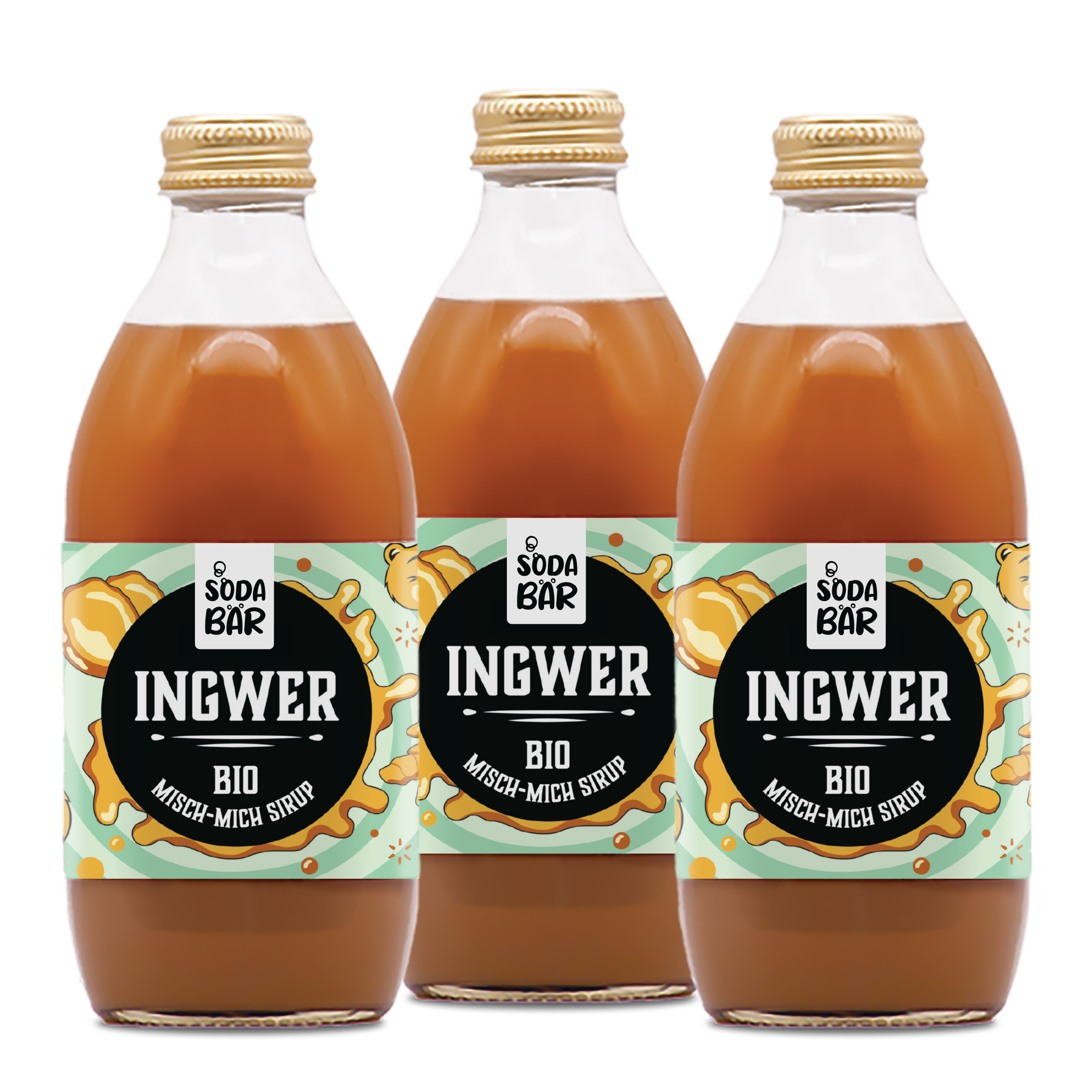BIO Ingwer Sirup 3er Set