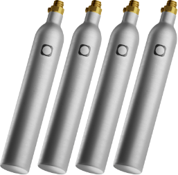 Starterset 4x 425g CO2-Kaufzylinder für Mitte Home