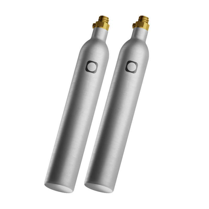 Starterset 2x 425g CO2-Kaufzylinder für Mitte Home