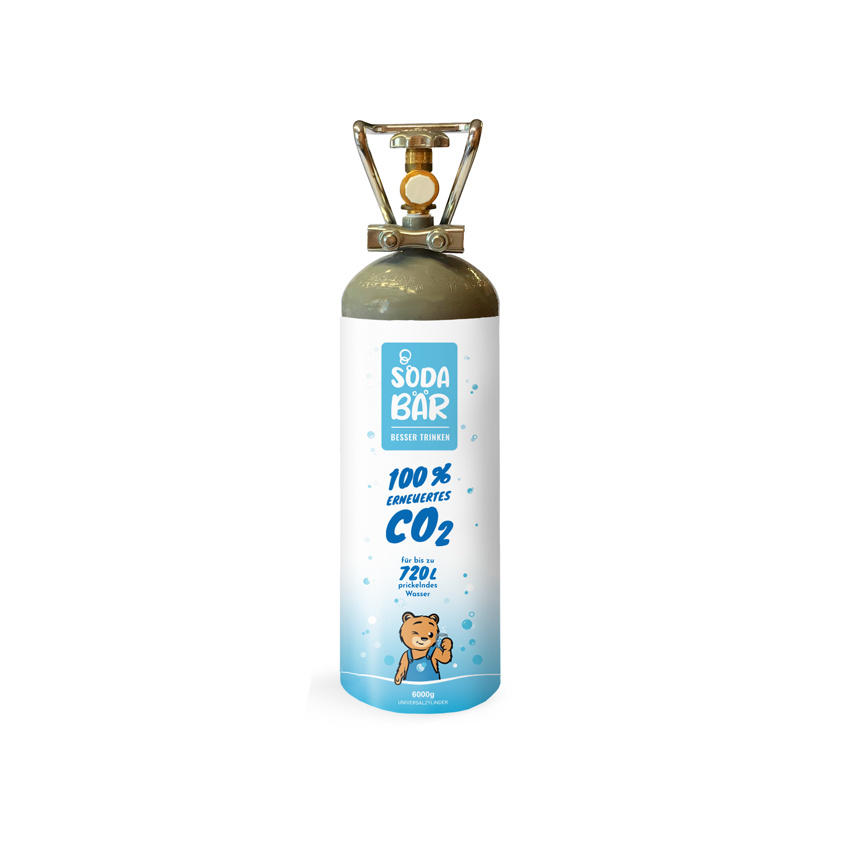 CO2-Kohlensäure-Flasche 6000g (6kg)