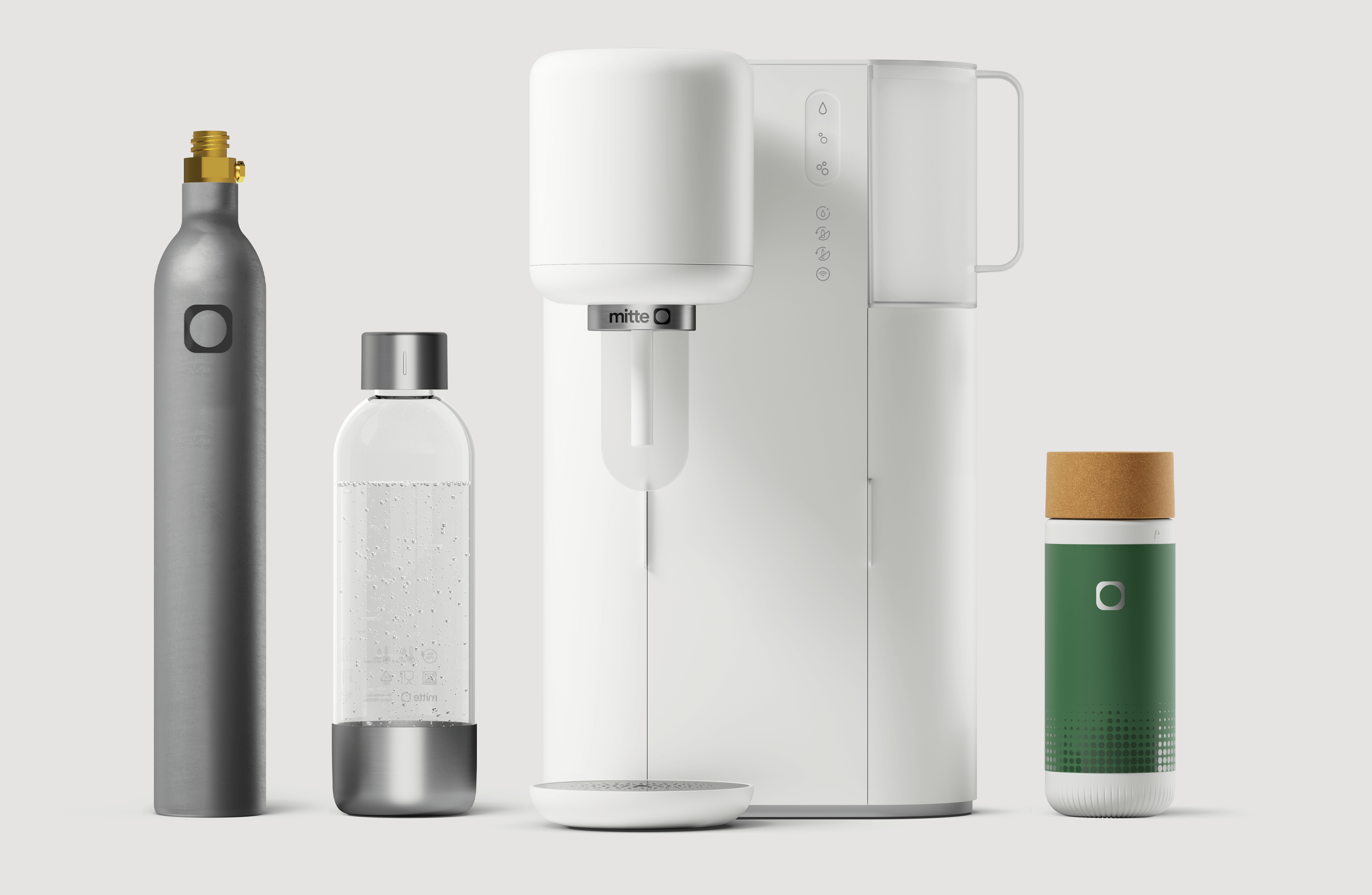 Mitte Home Starterkit mit Glasflasche