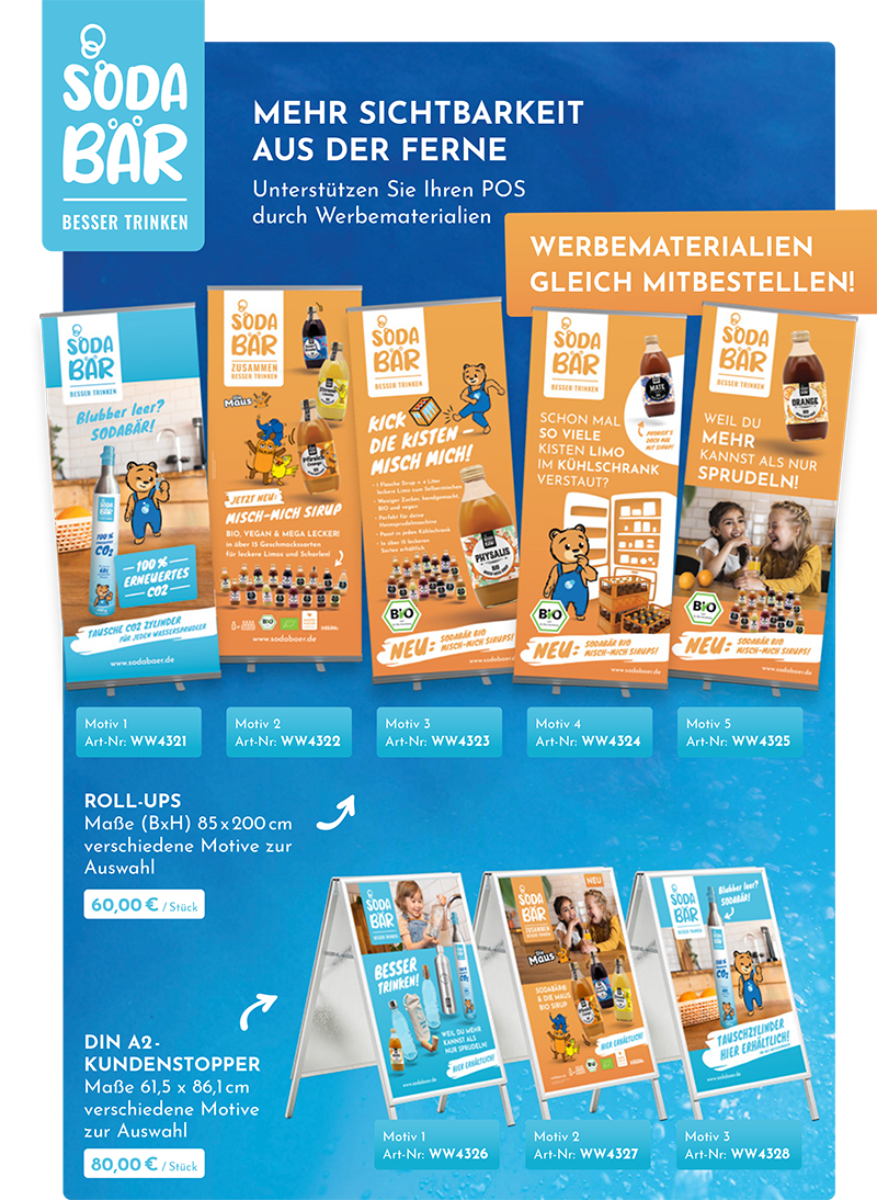 POS RollUPs / Kundenstopper