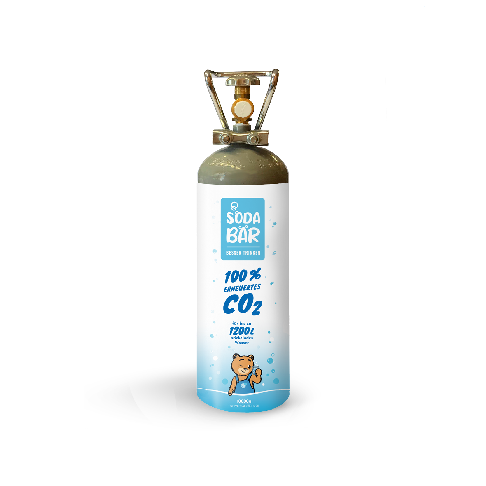CO2-Kohlensäure-Flasche 10000g (10 kg)