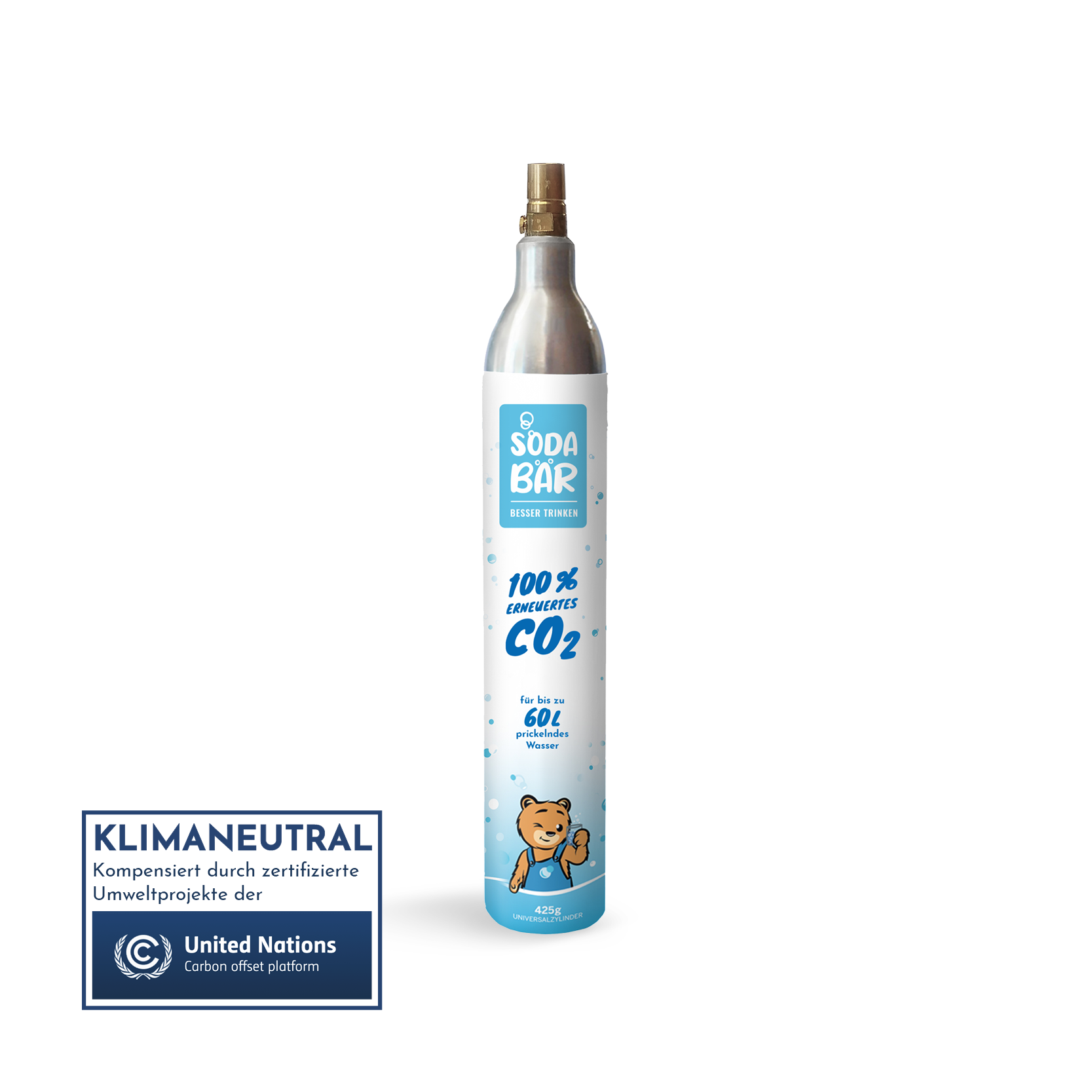 Acquatico Home CO2-Zylinder Füllung 425g