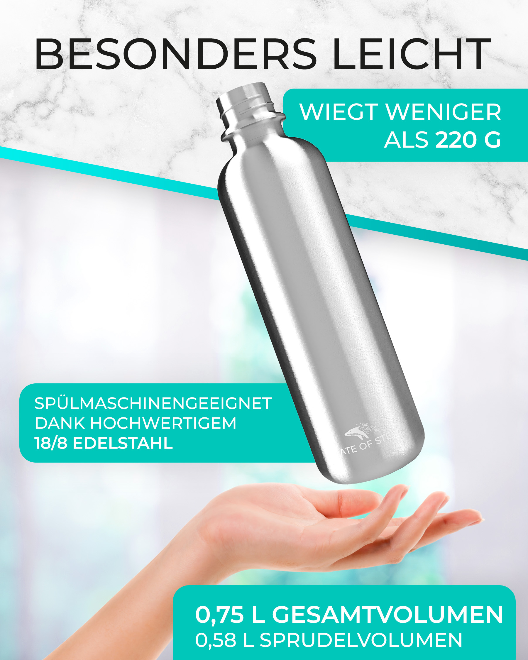 6er PACK - MATE OF STEEL - Flipper